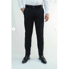 Erkek Siyah Battal Nıkrasız Gabardın Pamuk Pantolon